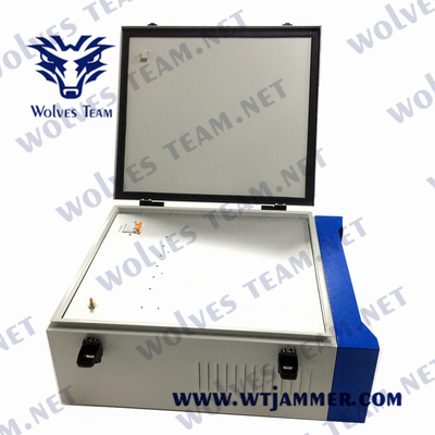frequência ultraelevada militar do VHF do jammer 2g 3g 4g Wifi do sinal 600w para personalizar a frequência