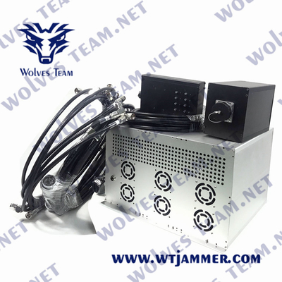 Jammer militar do sinal do veículo de 600 watts do jammer da G/M PCS 3G 4G 5G do poder superior