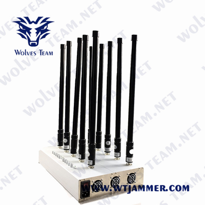 Jammer Multiband CDMA G/M PCS 3G GPS DC5V do sinal do poder ajustável