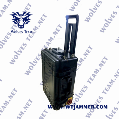 Poder superior impermeável do jammer 2000m do sinal do zangão para GPS WiFi 2.4G 5.8g