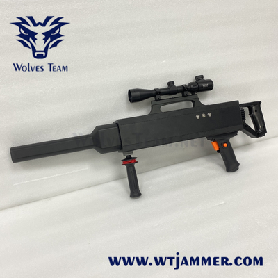 A anti arma interurbana do jammer do sinal do zangão do Uav dá forma ao telescópio DC-24V 8AH do laser do IR construída na bateria