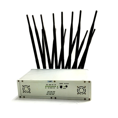 12 jammer Lojack do telefone celular das faixas 3G 4G 5G de controle remoto todo o jammer do sinal das faixas