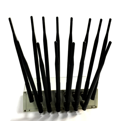 12 jammer Lojack do telefone celular das faixas 3G 4G 5G de controle remoto todo o jammer do sinal das faixas