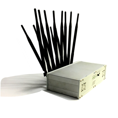 12 jammer Lojack do telefone celular das faixas 3G 4G 5G de controle remoto todo o jammer do sinal das faixas