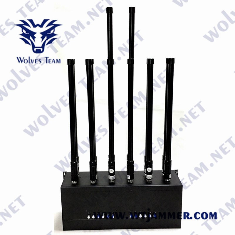 Poder superior do jammer do sinal do telefone celular da DCS CDMA 3G 4G 5G da G/M PCS construído na bateria