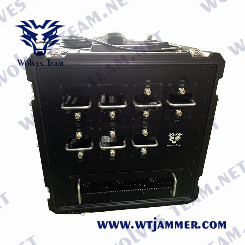frequência completa do poder superior 12Bands todo o jammer do telefone celular e para personalizar o jammer do sinal da frequência 20-3000MHz
