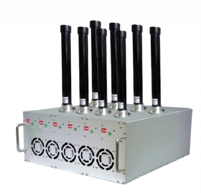 240W 8 une a bateria extra do polímero do lítio do jammer interno do sinal de 2G 3G 4G 5G WIFI