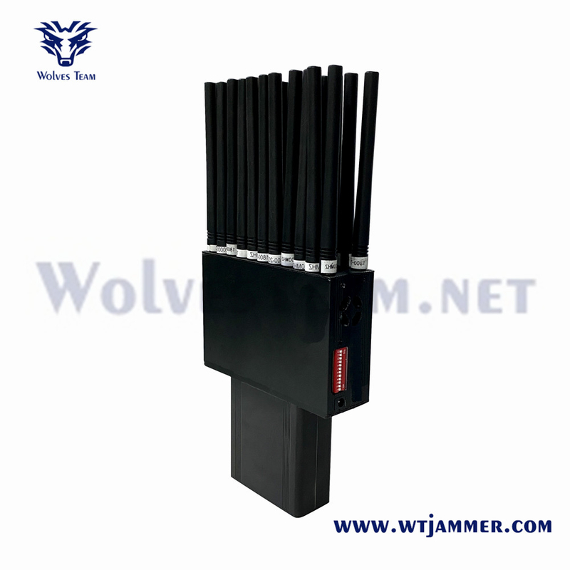 22 jammer RF 315 das faixas 2G 3G 4G 5G L1 L2 L5 Lojack WiFi GPS/433/868MHz