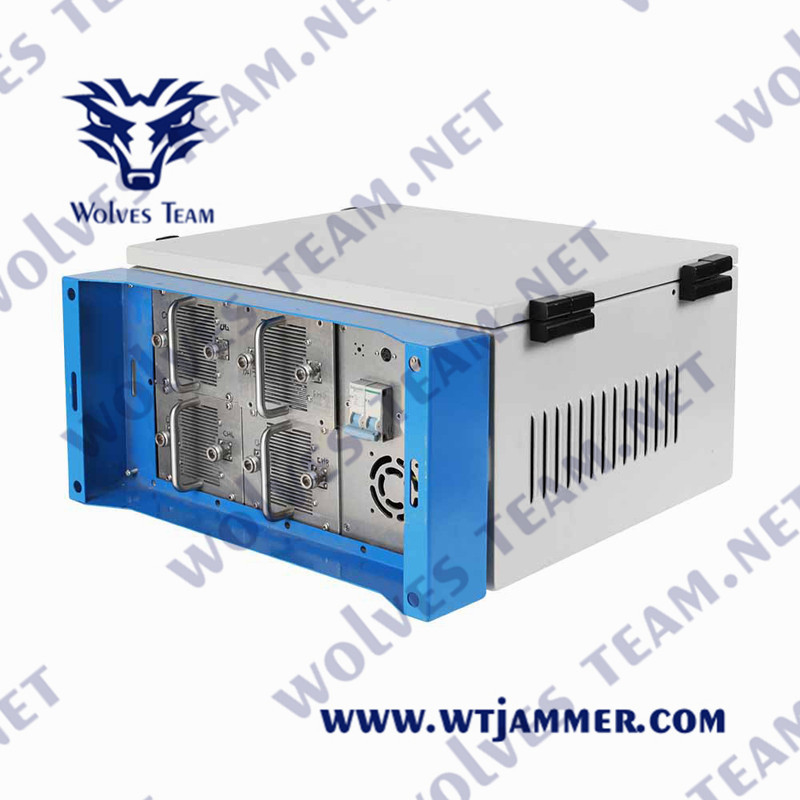 Do jammer celular da prisão do jammer do sinal do telefone celular da G/M 3G 4G 5G WiFi CDMA do poder superior alojamento exterior impermeável do metal