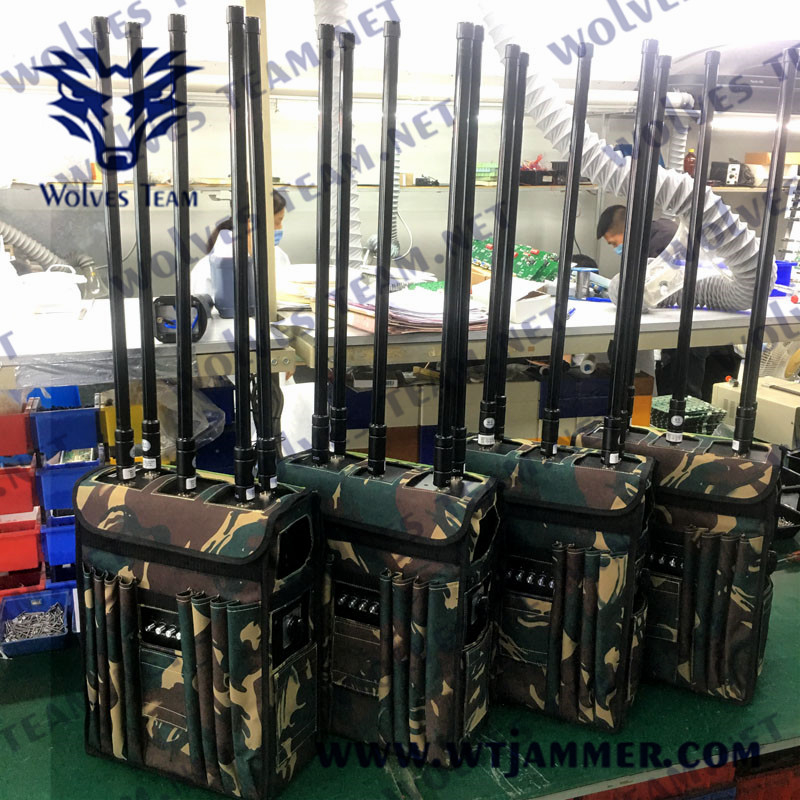 Jammer WIFI 3G 4G 5G do sinal da trouxa do poder superior 90W para o telefone celular
