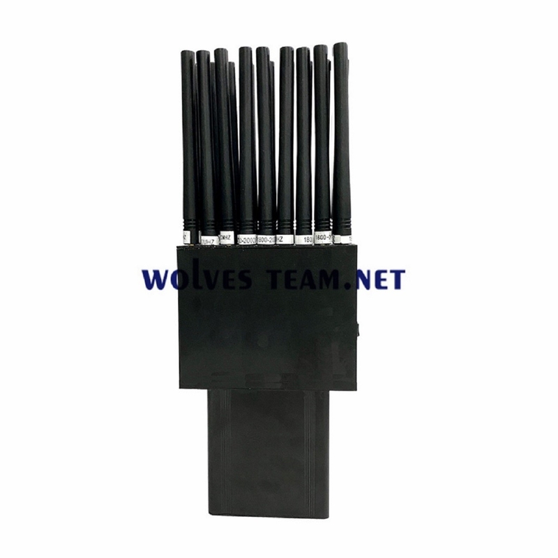 16 antenas portáteis interferência de sinal de telefone GSM 3G 4G 5G WiFi Bluetooth VHF UHF RF celular