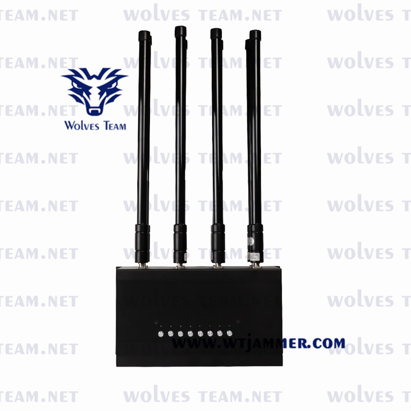 8 bandas Jammer de sinal de telefone 175w Wireless RF Wifi2.4g Wifi 5.8g Cdma 3g 4g