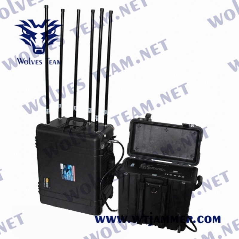 4 bandas Drone GPS Jammer Rf 800/900 Mhz 3000 metros Wifi2.4g/5.8g