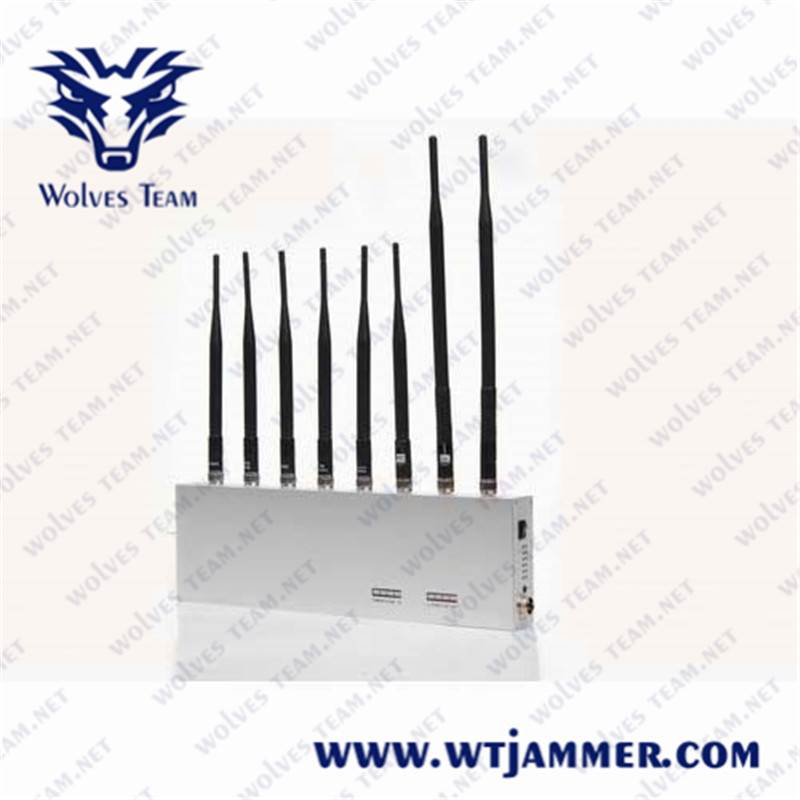 8 antenas 8 bandas bloqueador de sinal 3g 4g GPS Wifi 2.4g bloqueador