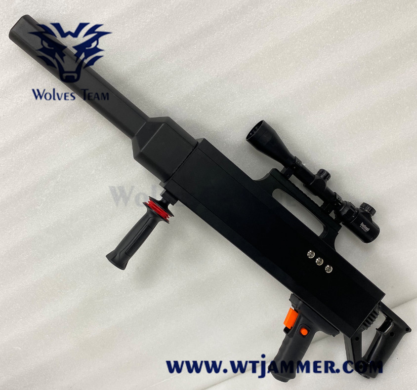 Wi-Fi portátil portátil 2.4G 5.8g sinal GPS anti-drone interferente até 1000 metros