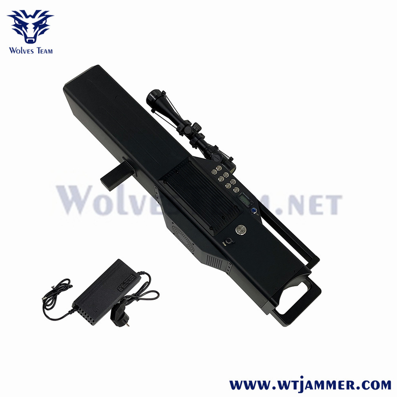 Frequência de sinal de drone portátil RF 433MHz WiFi 5.8g Gpsl1 Jammer de sinal
