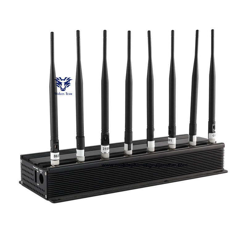 Jammer de controle remoto do sinal do telefone celular de WiFi 3G 4G 5g G/M da multi antena Omni-direcional da faixa que encontra a sala de /Exam