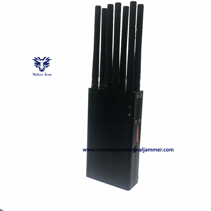 Antena portátil 10 celular Jammer de sinal PCS CDMA 3G 4G 5G WiFi GPS Jammer de sinal