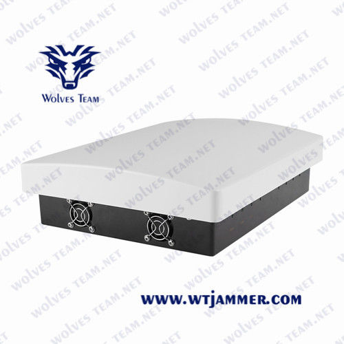 80 medidores de jammer impermeável do telefone celular que obstrui o jammer do sinal da G/M CDMA 3G 4GLTE 5G WiFi GPS