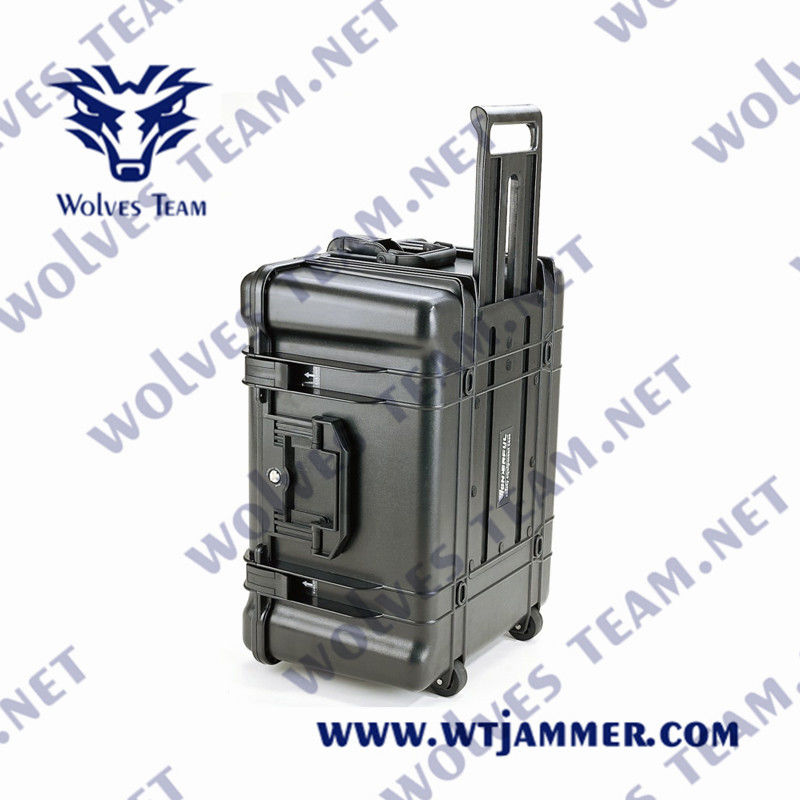 Jammer exterior impermeável da prisão do sinal do Uav do zangão do jammer do sinal do telefone celular do poder superior de WIFI5.8G GPS