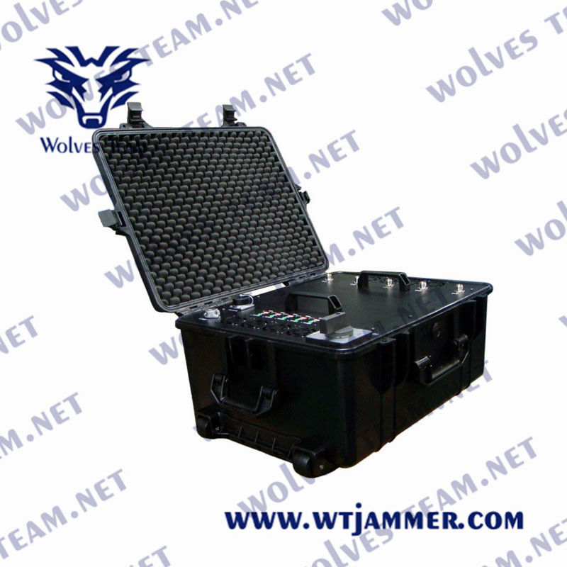 20-3000MHz personalizam do poder superior exterior impermeável do jammer do sinal da frequência a frequência completa todo o jammer do telefone celular