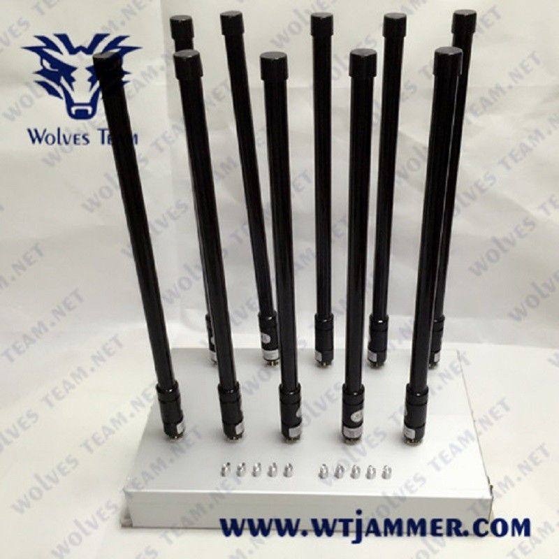 10 jammer 36W G/M 3G WIFI 5.8G do sinal do telefone celular das faixas 5G 20W