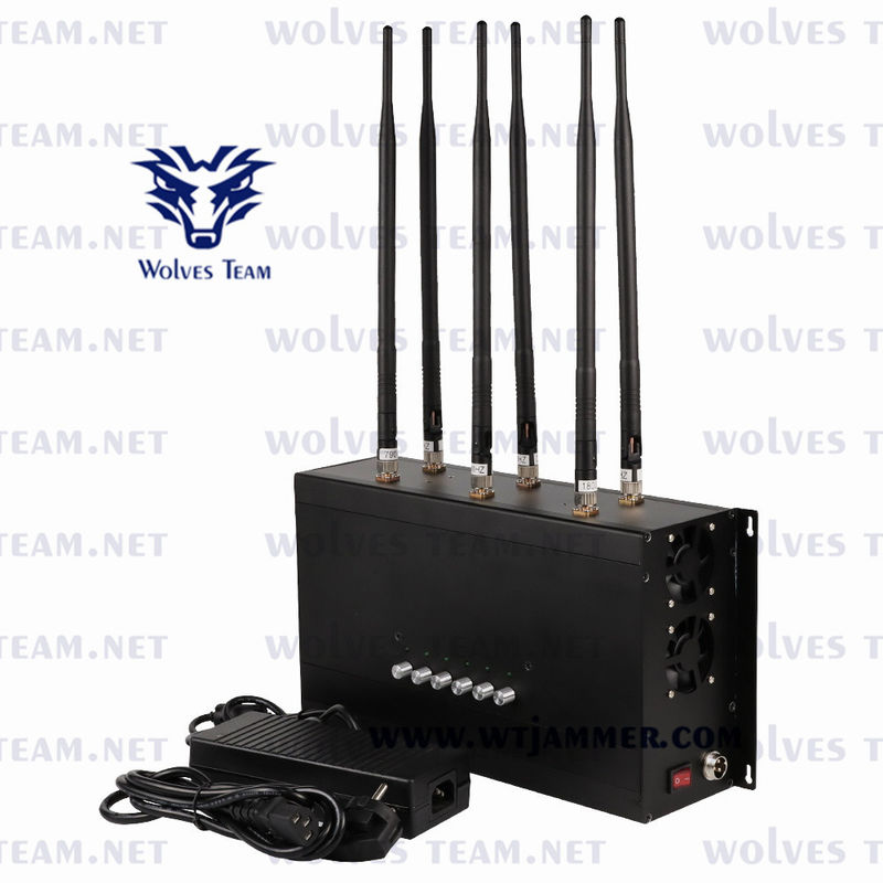 Jammer 3G 4G LTE 4G WIMAX do sinal do telefone celular da DCS PCS 35W da G/M CDMA