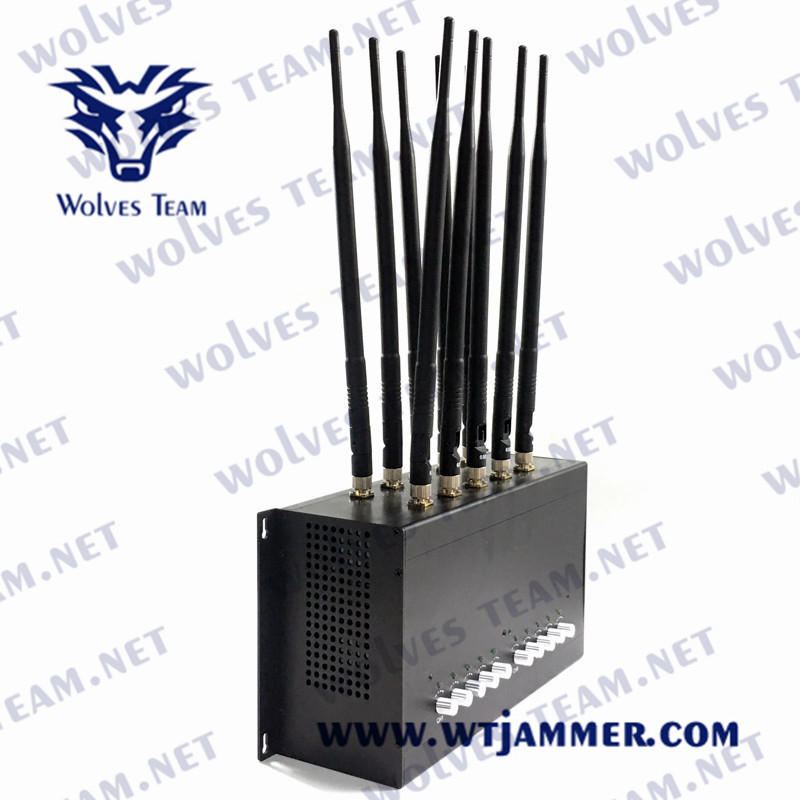 jammer CDMA G/M da DCS PHS 4G 5G do jammer 3G do telefone celular 90W com adaptador da C.A.