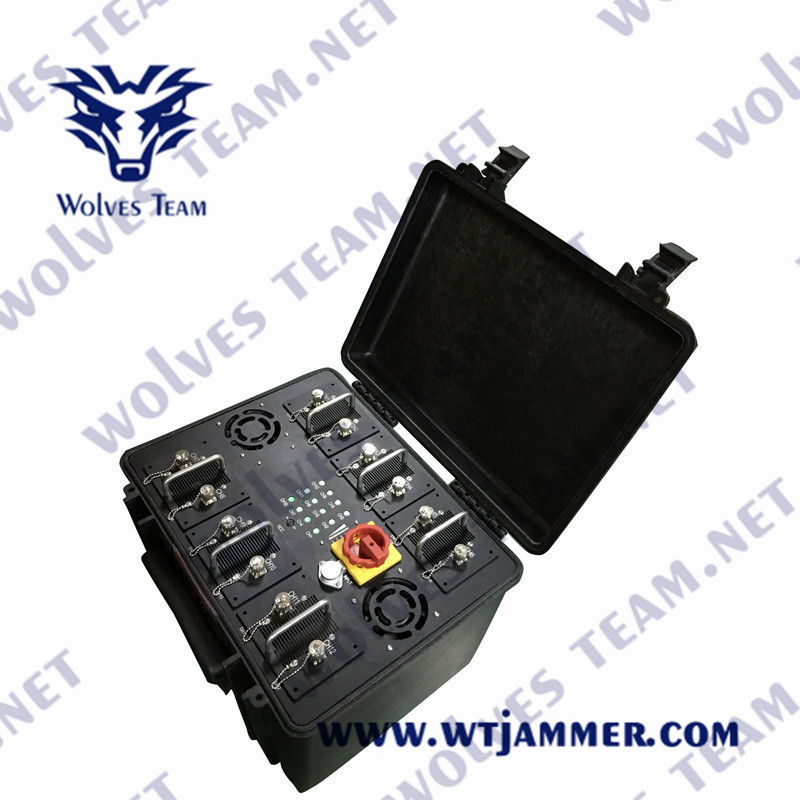 Jammer 1000W 3G ajustável 4G 5G WIFI 2.4G 5.8G GPS do sinal do veículo da G/M CDMA