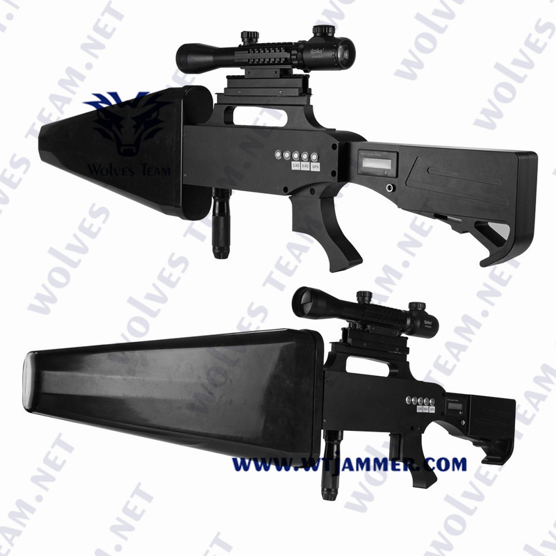 Anti jammer Handheld portátil WIFI GPS VSWR do zangão do UAV sobre a tensão sobre a proteção atual