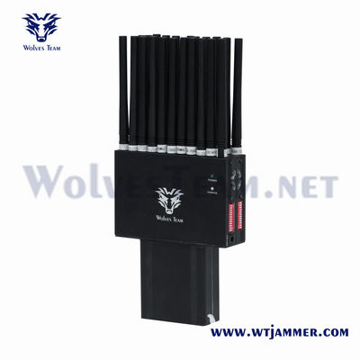 o jammer portátil L1 L2 L5 Lojack 22 de 22W WiFi GPS une 2G 3G 4G 5G
