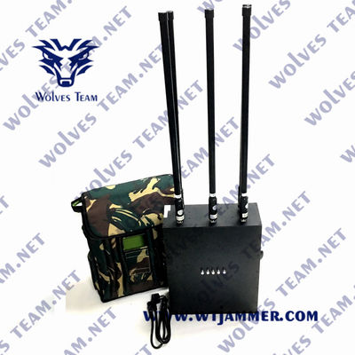 Escala de Bnads até 200m do jammer 10 do sinal do poder superior 120W WIFI
