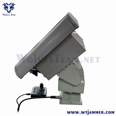 60W UAV Jammer de sinal Drone Signal Scrambler para VIP Secure Information Leakage