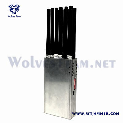 14 antenas portáteis Jamme de sinal vendas de fábrica para 3G 4G 5G Wi-Fi UHF VHF GPS Lojack sinal de telefone celular jammer
