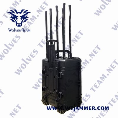 Bloqueador de Sinal Portátil Leve com Adaptador AC AC 230V Cada Frequência Controlada por Interruptores RF Liga/Desliga Independentes