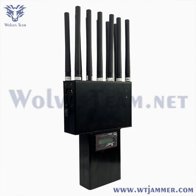 16 antenas portáteis Telefone celular GSM 3G 4G 5G interferência Wifi Bluetooth GPSL1-L5 interferência 20 metros