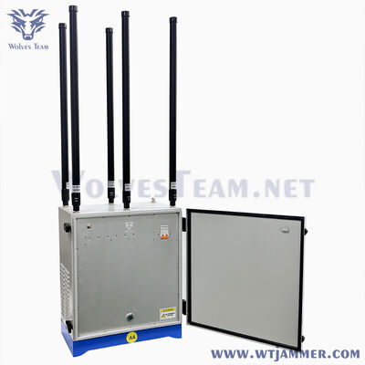 Detecção 1,5 GHz 2,4 GHz 5,8 GHz 400 MHz 900 MHz 1,2 GHz Drone Jammer