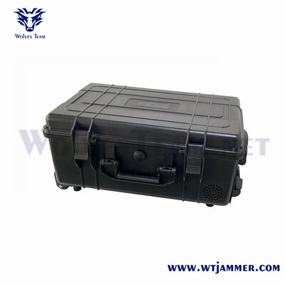Suitcase 1-Channel Directional Antenna Signal Jammer High Power Portable Blocker