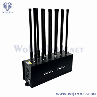 12 Banda Desktop Wi-Fi Blocos de interferência GPS 4G 5G & Redes Móveis