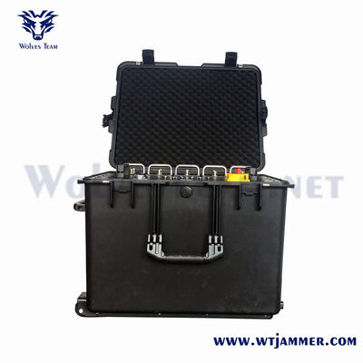 10 bandas 600W High Power Portable Signal Jammer GSM 3G 4G 5G Bloqueador de telefone móvel