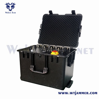Full Band 10 Bands 240W High Power Portable Signal Jammer Suporte GSM 3G 4G 5G