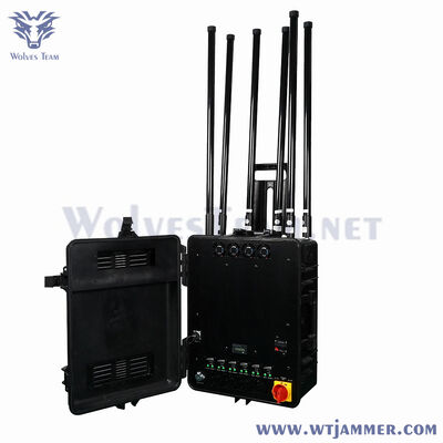 6 faixa impermeável do telefone celular de GPS WiFi do jammer do sinal do poder superior das faixas 320W multi