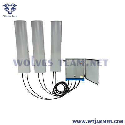 12 bandas 300W resistente à água sinal externo jammer direcional Omni Antenna GSM CDMA 3G 4G 5G WiFi VHF UHF