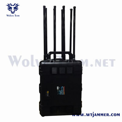 8 Antenas Porta-bagagens Full Frequency Signal Jammer para segurança