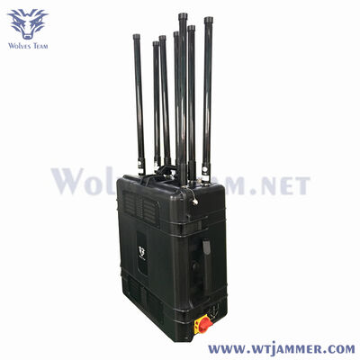 8 antenas 600W resistente à água interferente de sinal para prisão e controle de fronteira
