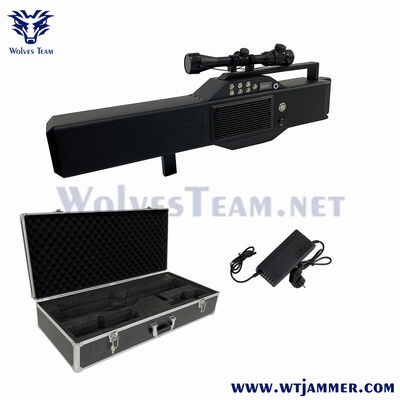 Interruptor de sinal de drone portátil de 3 bandas de 30 W - Bloqueador anti-UAV para uso em campo