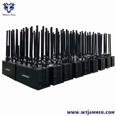 Dispositivo de interferência de sinal Wi-Fi/5G/GPS de escritório de alta potência de 12 bandas