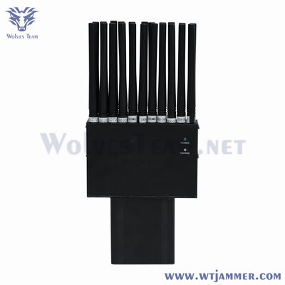 Jammer portátil de 22 bandas 22W 3G/4G/5G GPS WiFi 315/433/868MHz