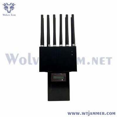 Interruptor de sinal de banda completa portátil 16 antenas para Wifi anti GPS celular