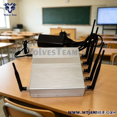 High Power Indoor Wireless Signal Jammer Solução de bloqueio de sinal de freqüência completa para bloquear comunicações de rádio não autorizadas e fortalecer a segurança interna